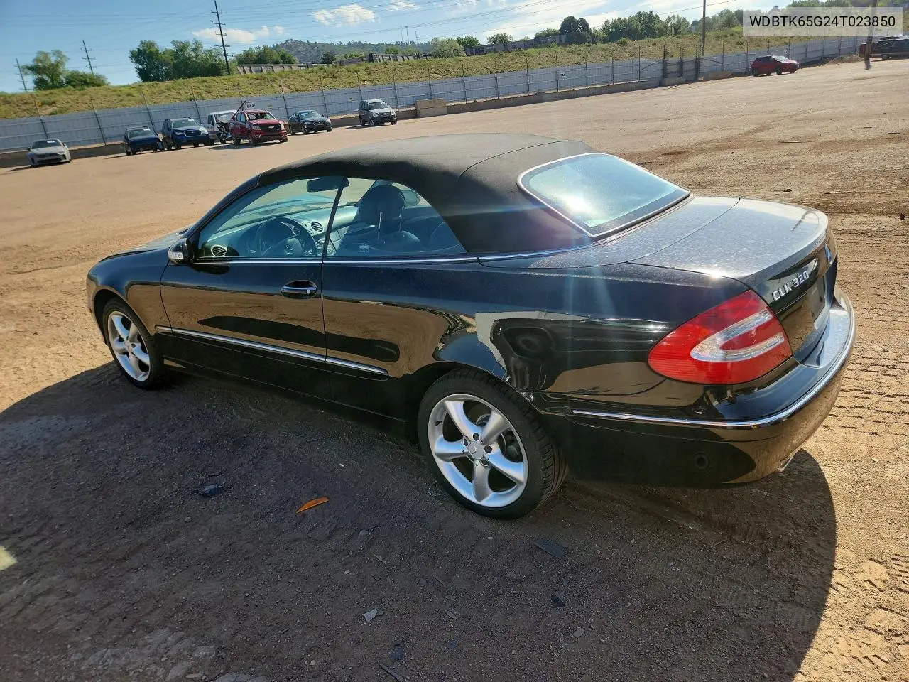 2004 Mercedes-Benz Clk 320 VIN: WDBTK65G24T023850 Lot: 56964496
