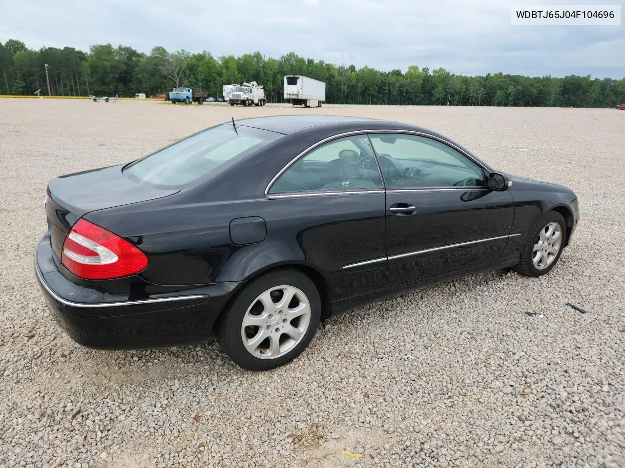 2004 Mercedes-Benz Clk 320C VIN: WDBTJ65J04F104696 Lot: 58806936