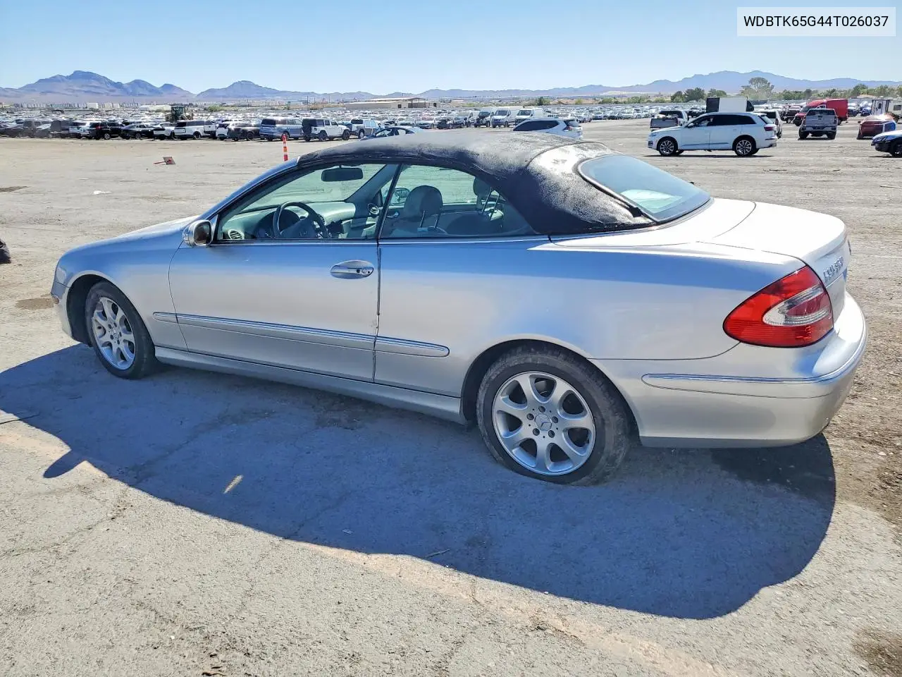 2004 Mercedes-Benz Clk 320 VIN: WDBTK65G44T026037 Lot: 59195226