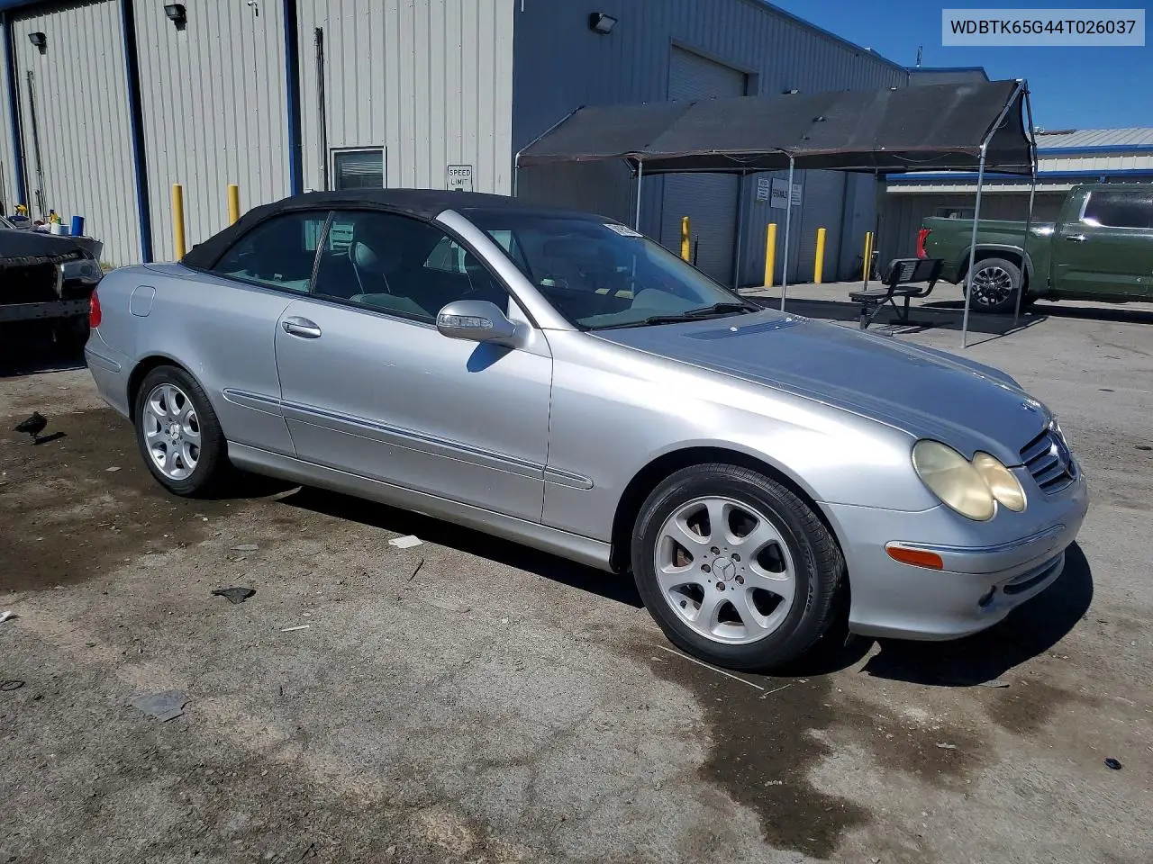 2004 Mercedes-Benz Clk 320 VIN: WDBTK65G44T026037 Lot: 59195226