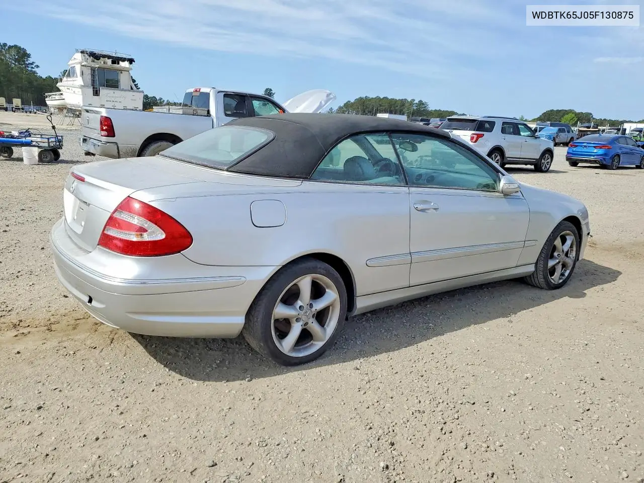 2005 Mercedes-Benz Clk 320 VIN: WDBTK65J05F130875 Lot: 47982476