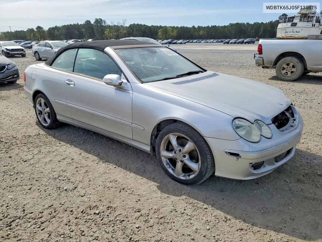 2005 Mercedes-Benz Clk 320 VIN: WDBTK65J05F130875 Lot: 47982476