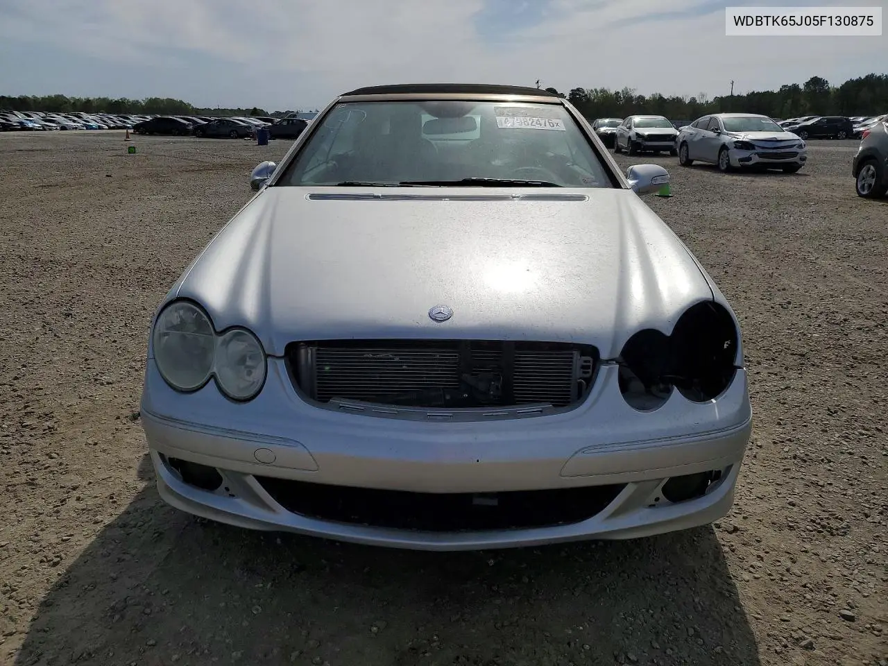 2005 Mercedes-Benz Clk 320 VIN: WDBTK65J05F130875 Lot: 47982476