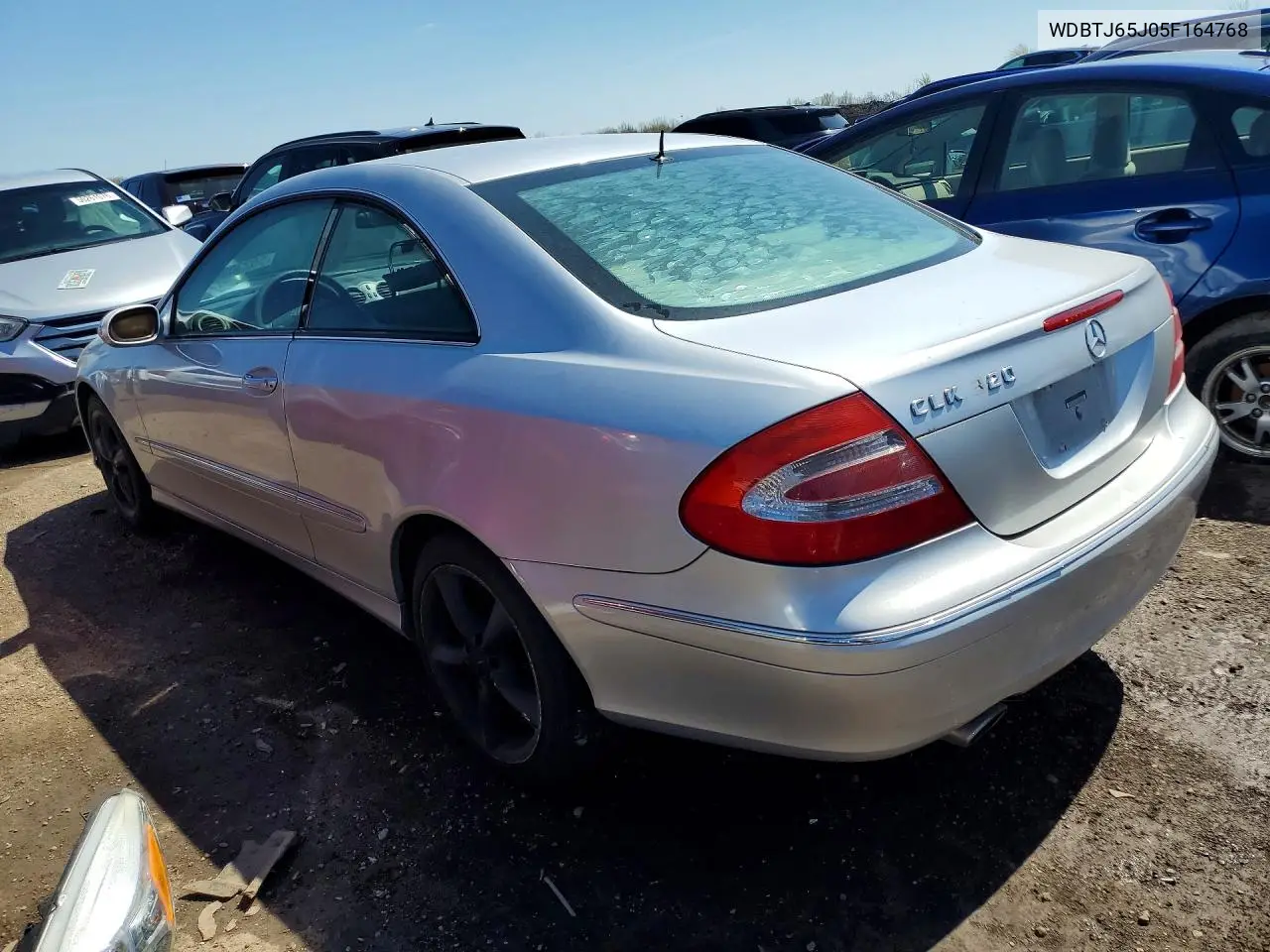 2005 Mercedes-Benz Clk 320C VIN: WDBTJ65J05F164768 Lot: 50230046