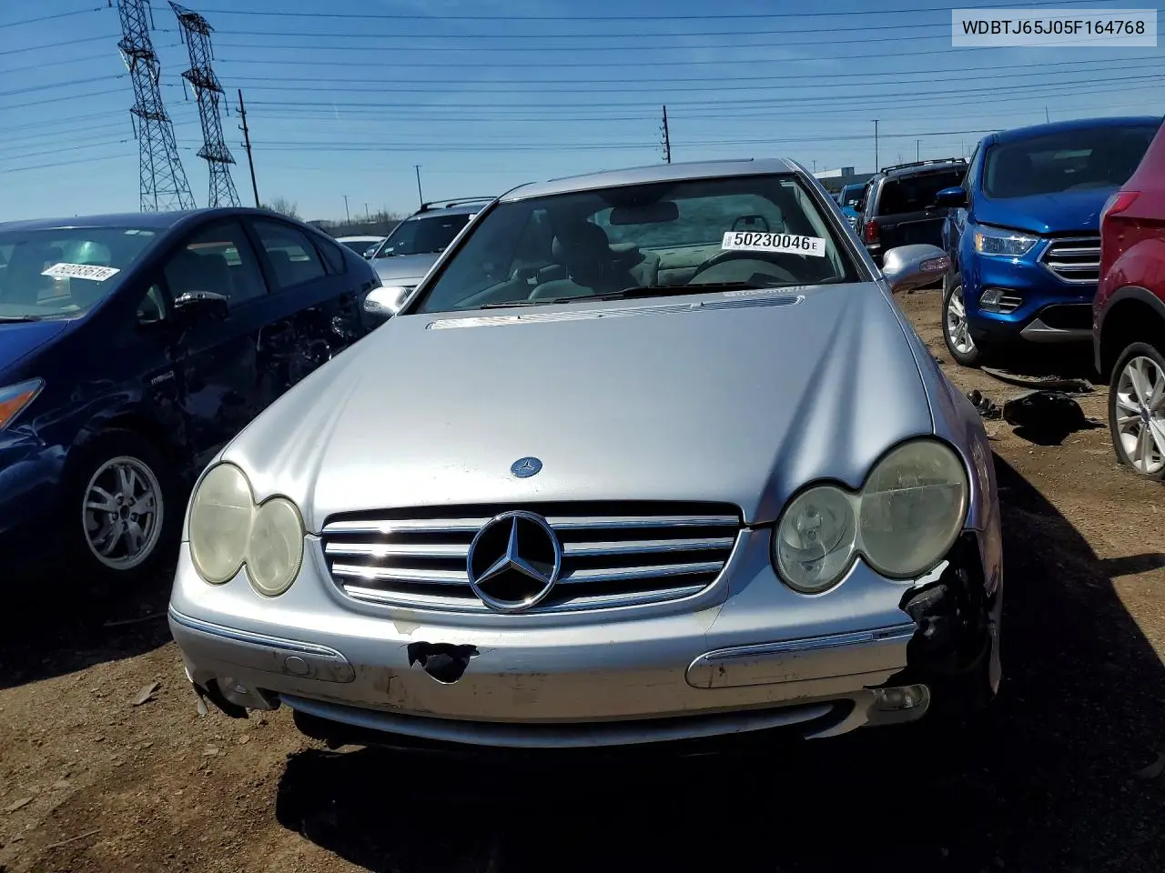 2005 Mercedes-Benz Clk 320C VIN: WDBTJ65J05F164768 Lot: 50230046