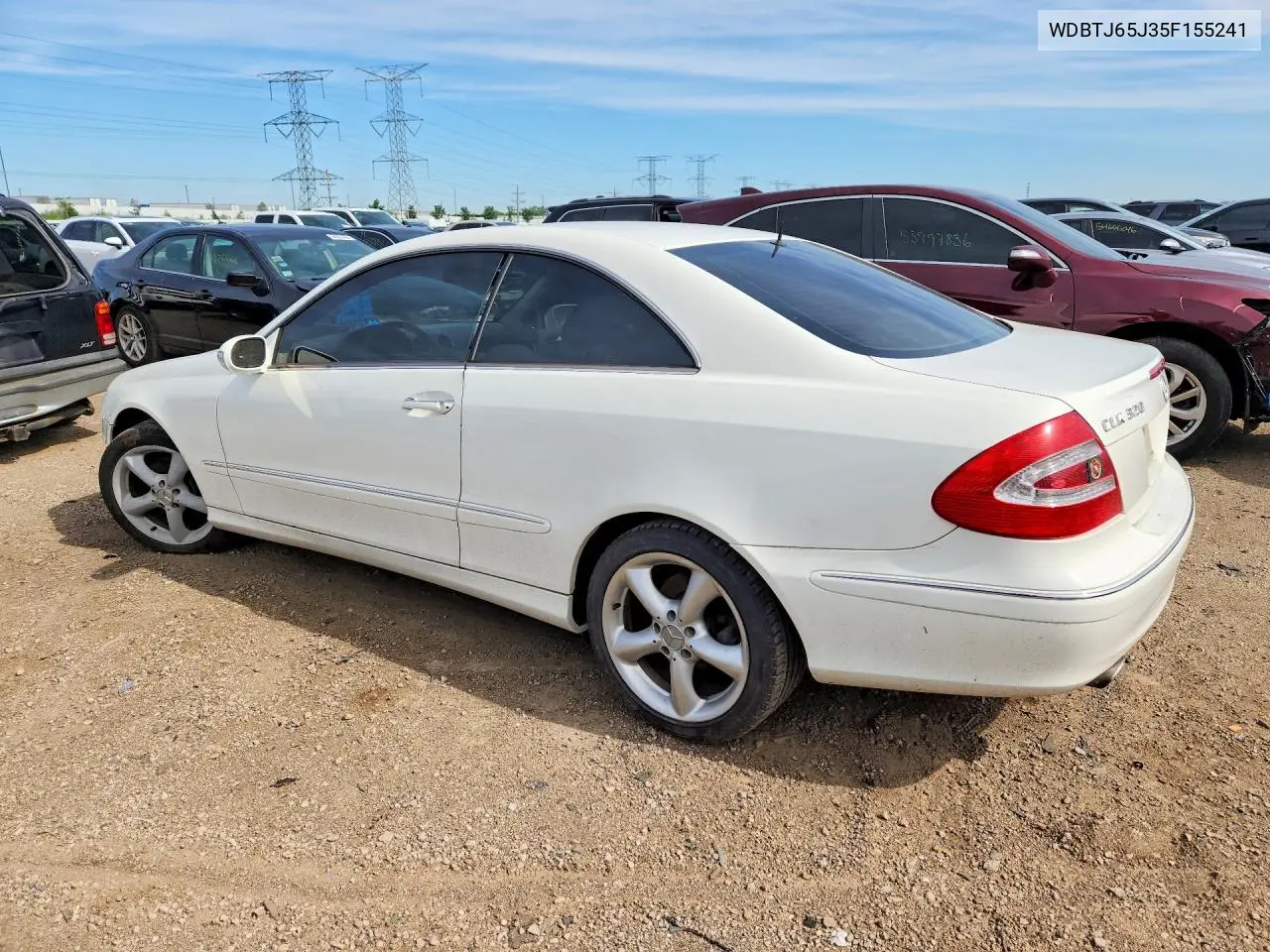 2005 Mercedes-Benz Clk 320C VIN: WDBTJ65J35F155241 Lot: 54831946