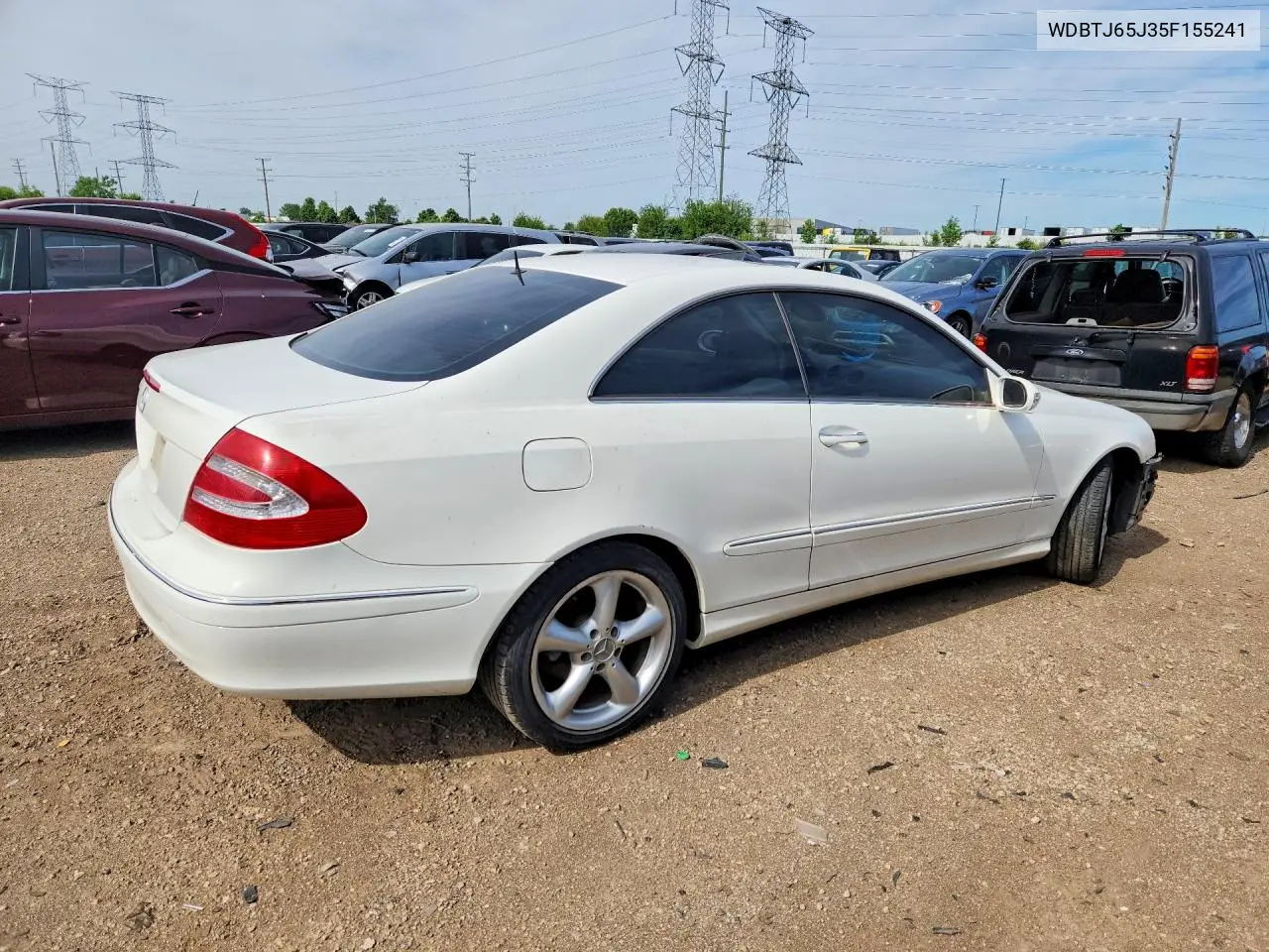 2005 Mercedes-Benz Clk 320C VIN: WDBTJ65J35F155241 Lot: 54831946