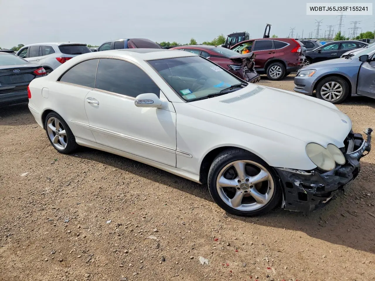 2005 Mercedes-Benz Clk 320C VIN: WDBTJ65J35F155241 Lot: 54831946