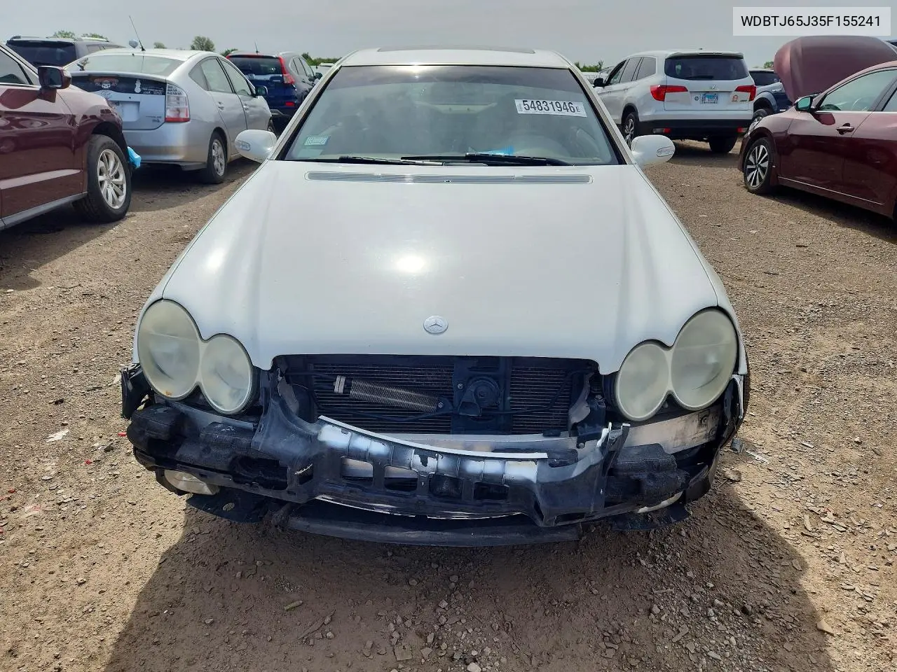 2005 Mercedes-Benz Clk 320C VIN: WDBTJ65J35F155241 Lot: 54831946