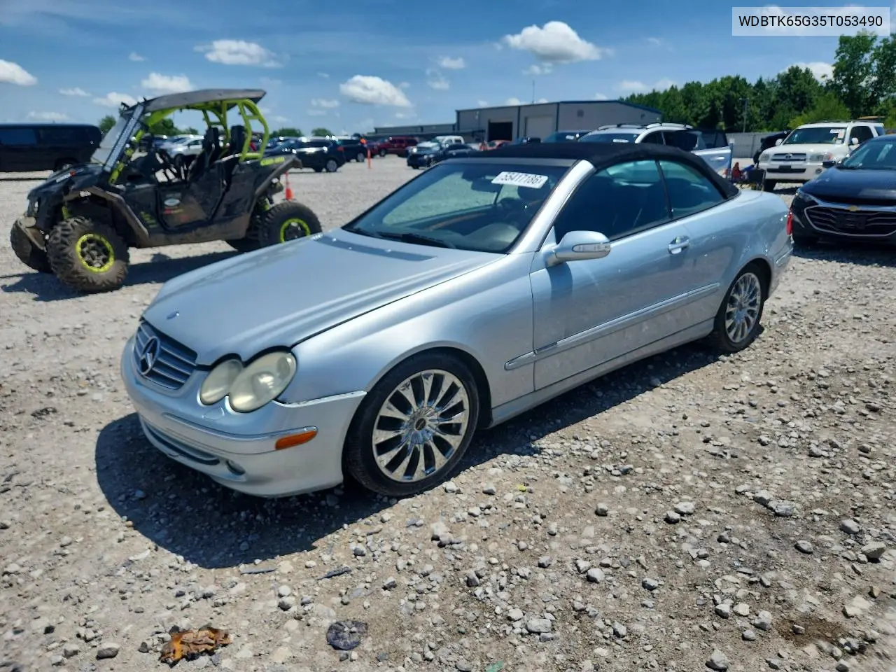 2005 Mercedes-Benz Clk 320 VIN: WDBTK65G35T053490 Lot: 55417186