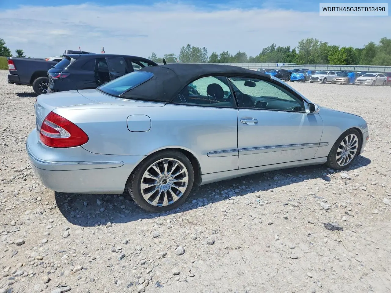 2005 Mercedes-Benz Clk 320 VIN: WDBTK65G35T053490 Lot: 55417186