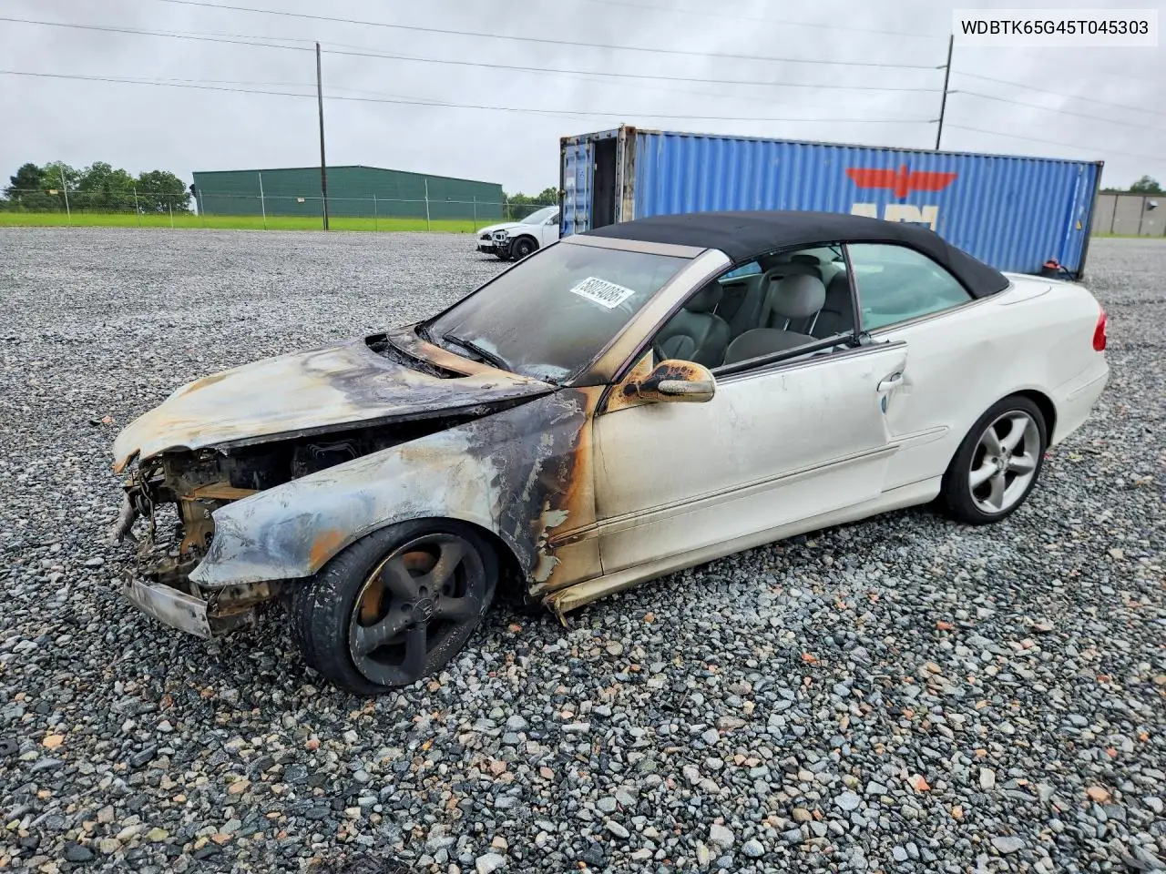 2005 Mercedes-Benz Clk 320 VIN: WDBTK65G45T045303 Lot: 58024086