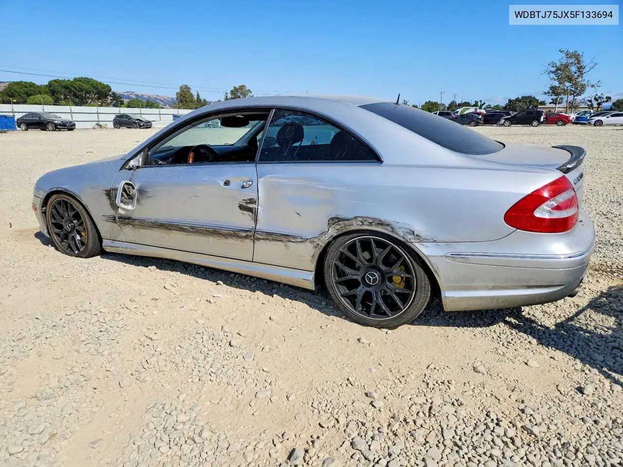 2005 Mercedes-Benz Clk 500 VIN: WDBTJ75JX5F133694 Lot: 58029616