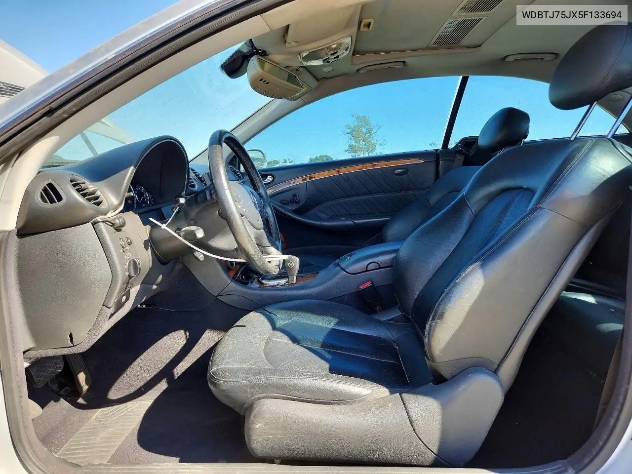 2005 Mercedes-Benz Clk 500 VIN: WDBTJ75JX5F133694 Lot: 58029616