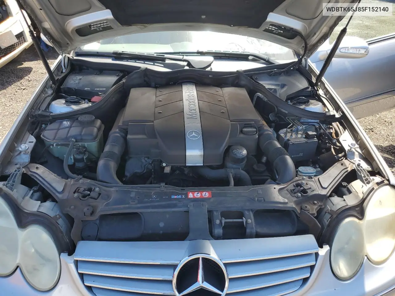 2005 Mercedes Benz Clk VIN: WDBTK65J85F152140 Lot: 85545895