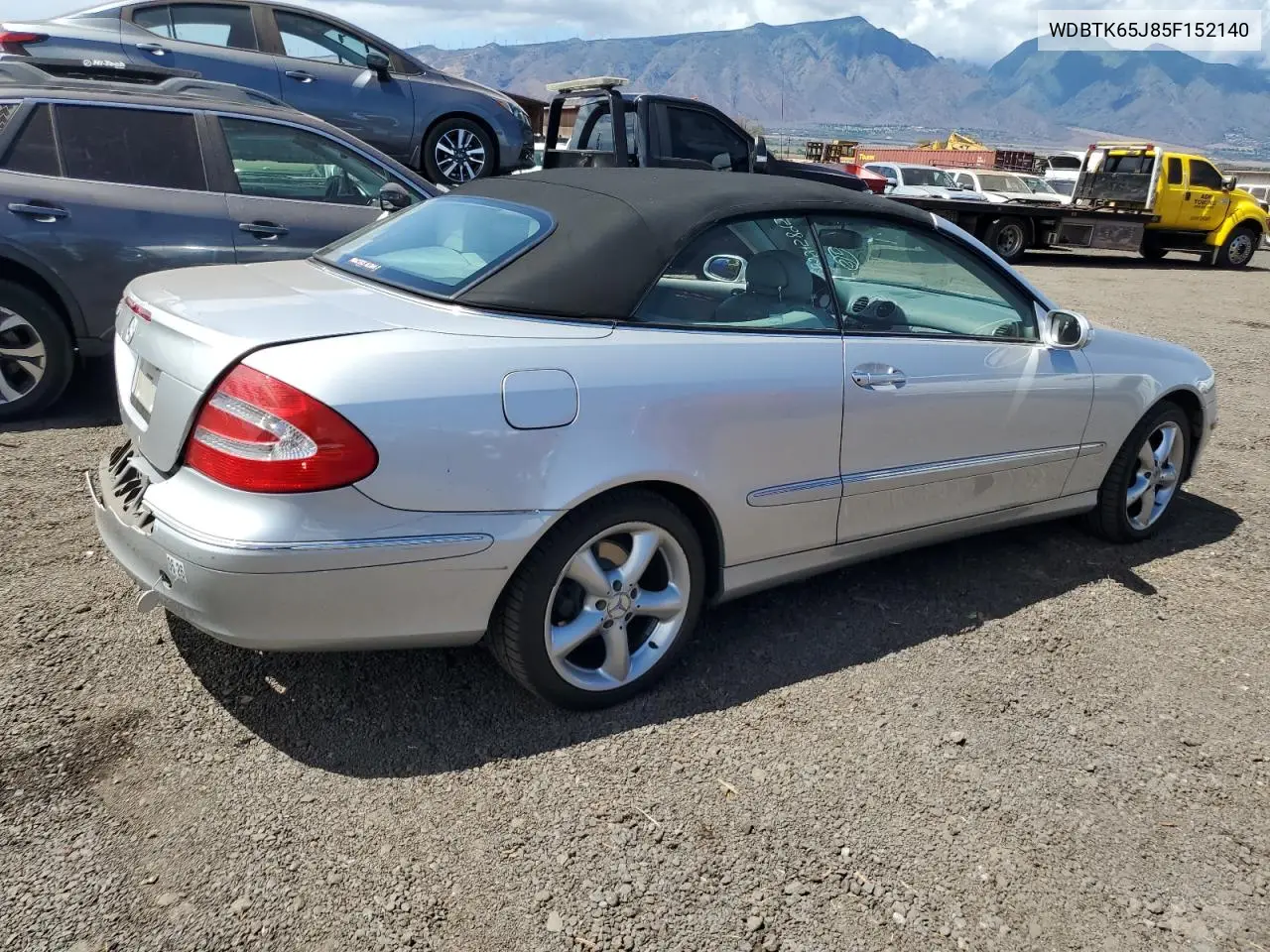 2005 Mercedes Benz Clk VIN: WDBTK65J85F152140 Lot: 85545895