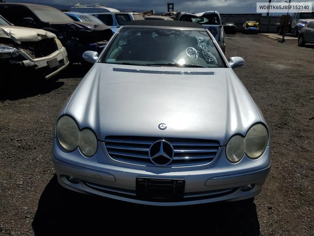 2005 Mercedes Benz Clk VIN: WDBTK65J85F152140 Lot: 85545895