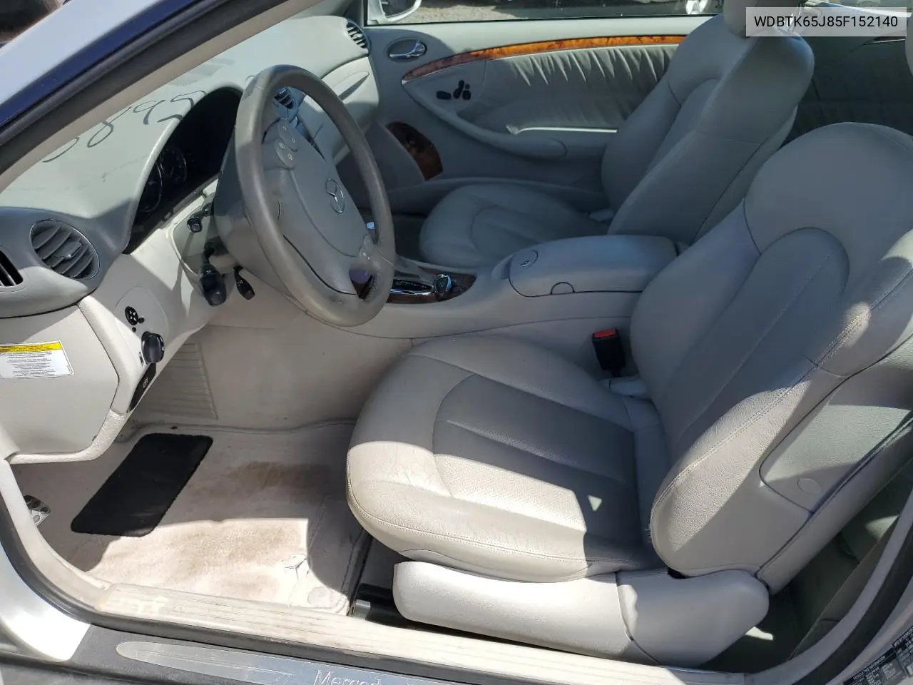 2005 Mercedes Benz Clk VIN: WDBTK65J85F152140 Lot: 85545895