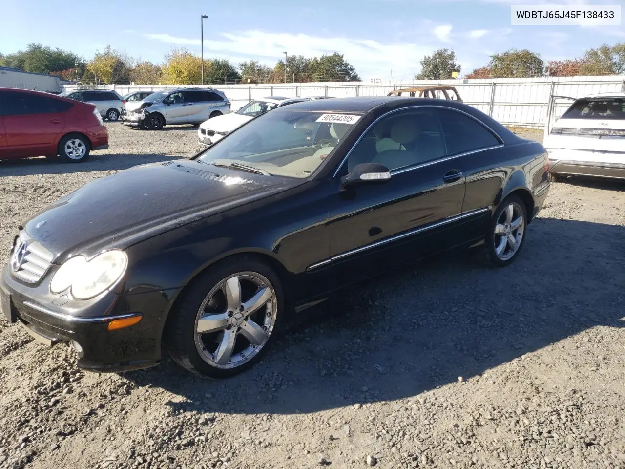 2005 Mercedes-Benz Clk 320C VIN: WDBTJ65J45F138433 Lot: 90544205