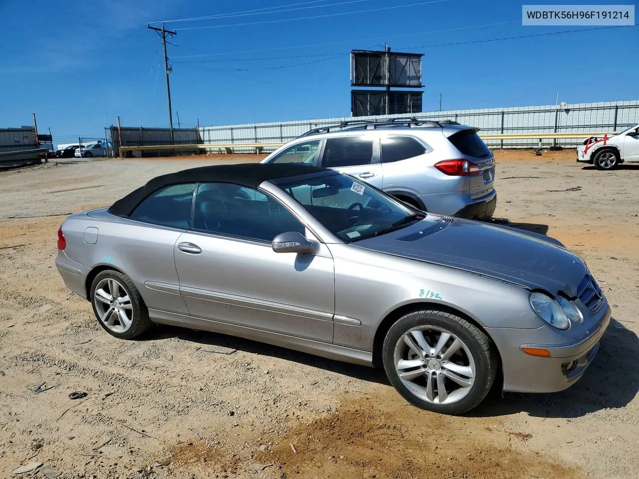 2006 Mercedes-Benz Clk 350 VIN: WDBTK56H96F191214 Lot: 48577956
