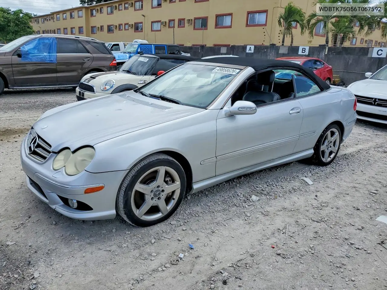 2006 Merz 500-Class VIN: WDBTK75G56T067592 Lot: 49858626