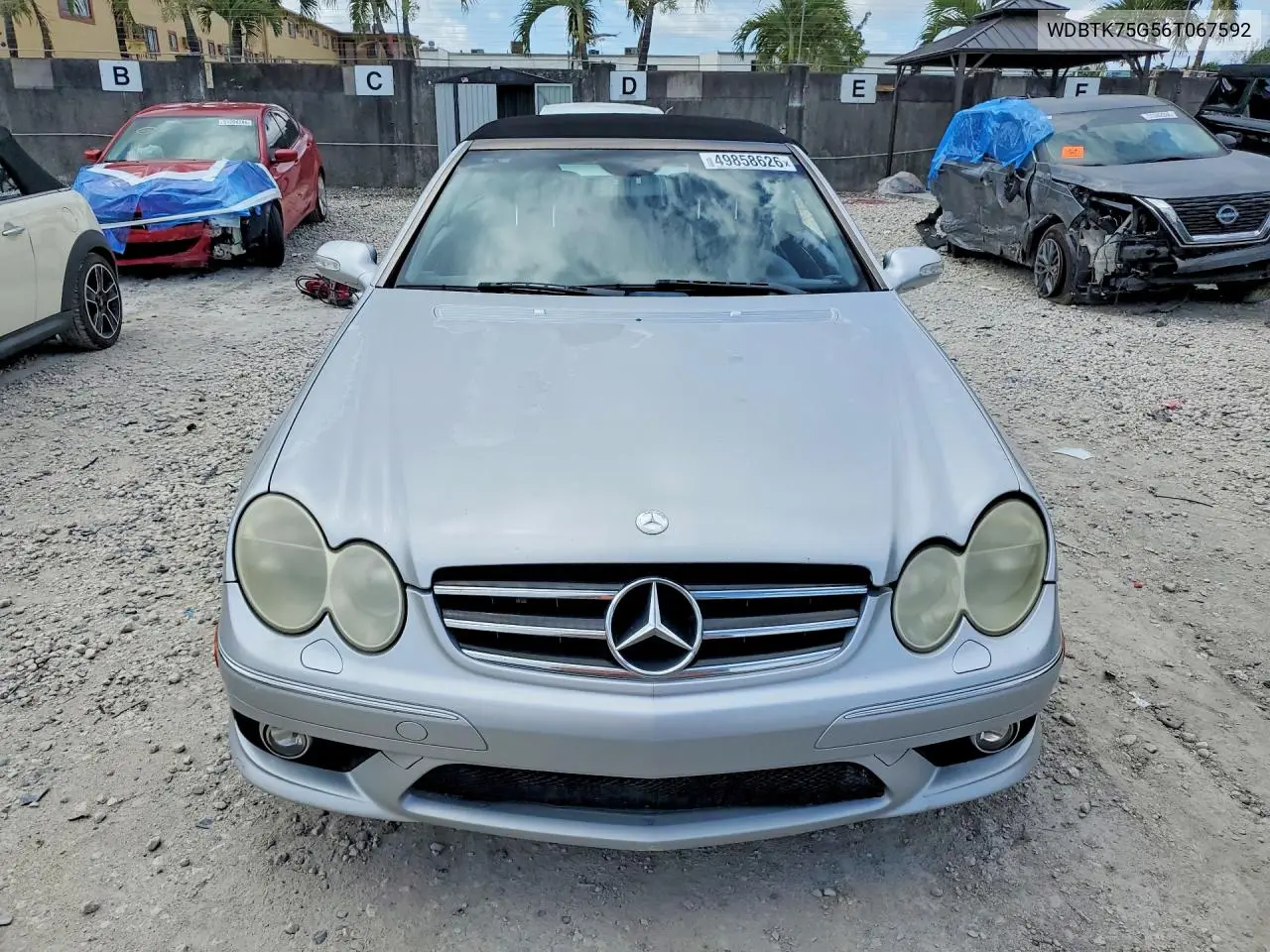 2006 Merz 500-Class VIN: WDBTK75G56T067592 Lot: 49858626