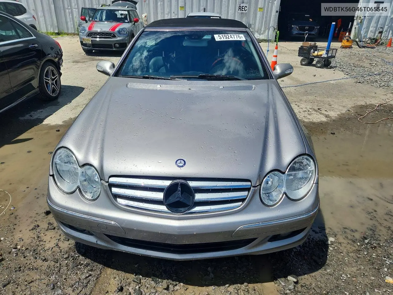 2006 Mercedes-Benz Clk 350 VIN: WDBTK56G46T065545 Lot: 51924776