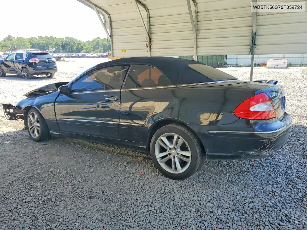 2006 Mercedes-Benz Clk 350 VIN: WDBTK56G76T059724 Lot: 53618426