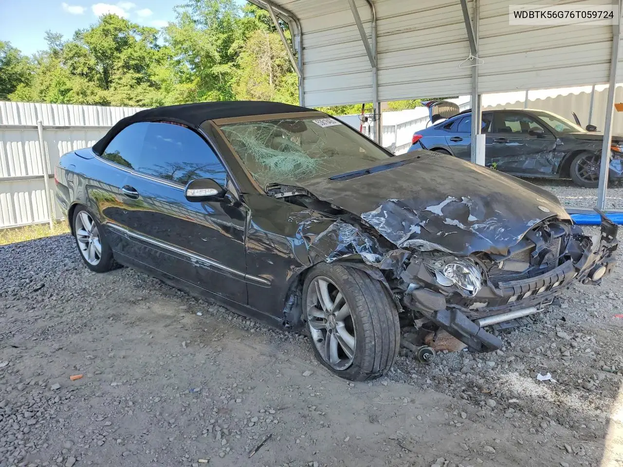 2006 Mercedes-Benz Clk 350 VIN: WDBTK56G76T059724 Lot: 53618426