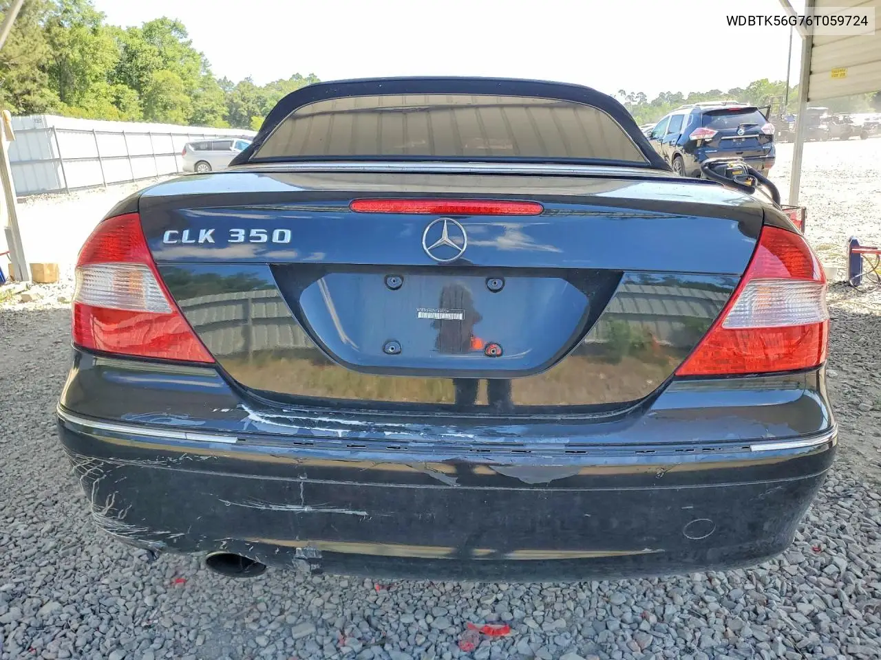 2006 Mercedes-Benz Clk 350 VIN: WDBTK56G76T059724 Lot: 53618426