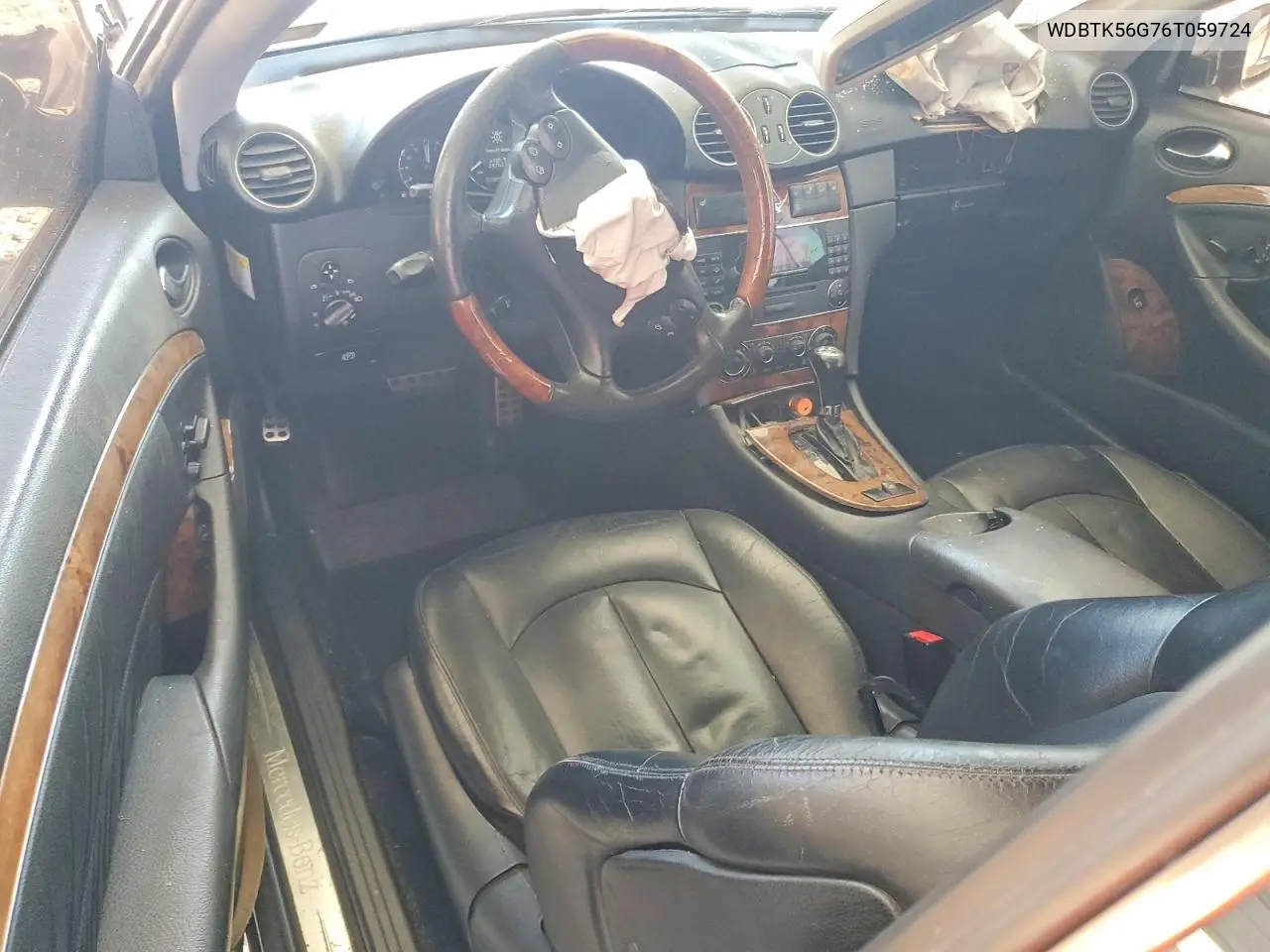 2006 Mercedes-Benz Clk 350 VIN: WDBTK56G76T059724 Lot: 53618426