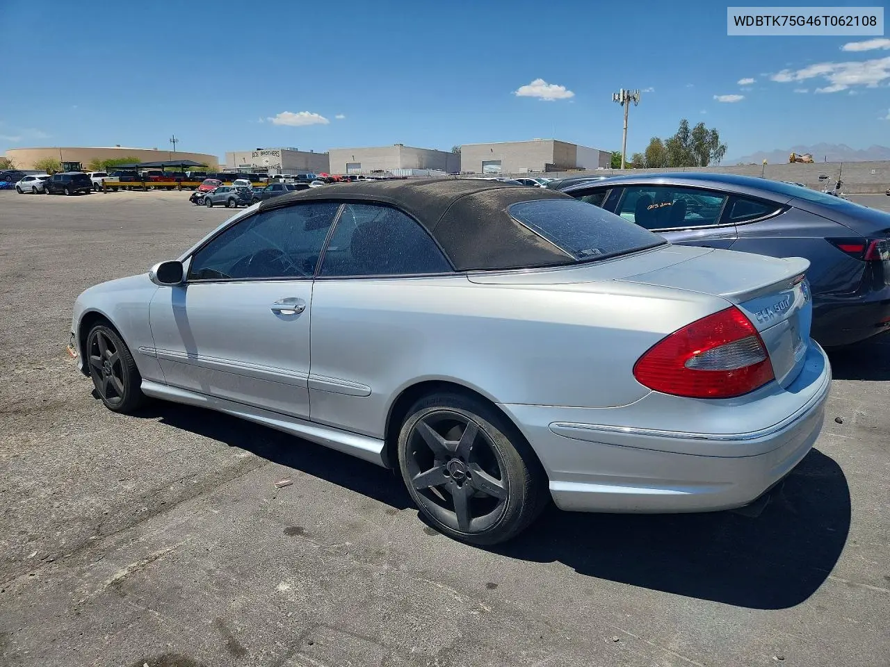 2006 Mercedes-Benz Clk 500 VIN: WDBTK75G46T062108 Lot: 56496016