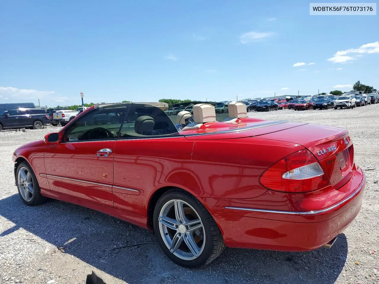 2006 Mercedes-Benz Clk 350 VIN: WDBTK56F76T073176 Lot: 56839846