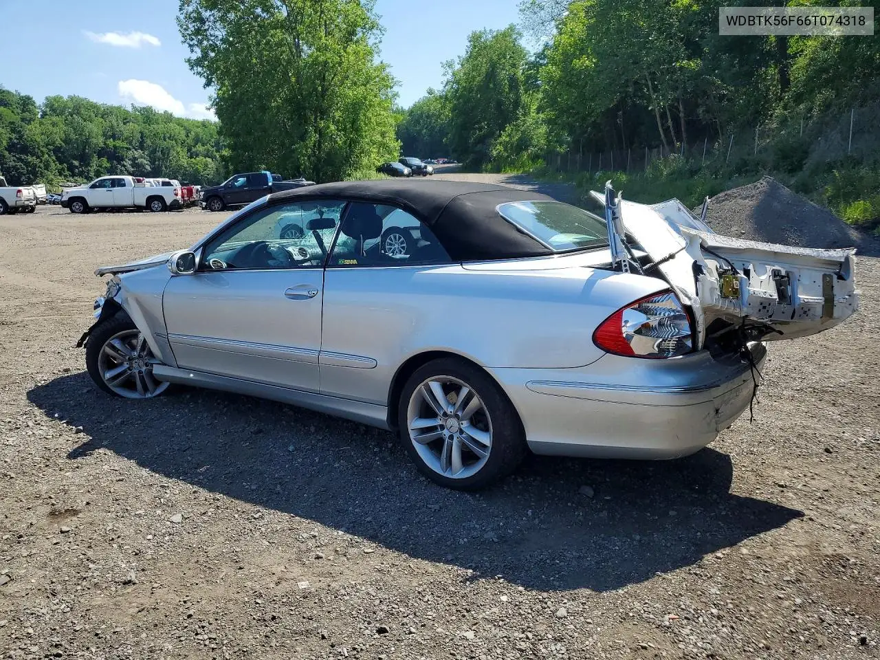 2006 Mercedes-Benz Clk 350 VIN: WDBTK56F66T074318 Lot: 57159116