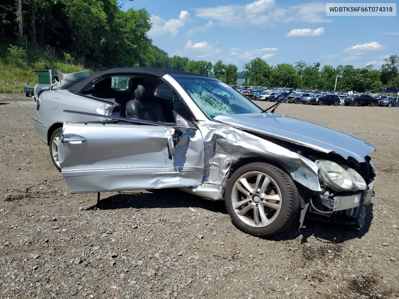 2006 Mercedes-Benz Clk 350 VIN: WDBTK56F66T074318 Lot: 57159116