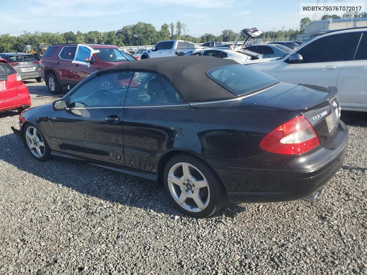 2006 Mercedes-Benz Clk 500 VIN: WDBTK75G76T072017 Lot: 57400266