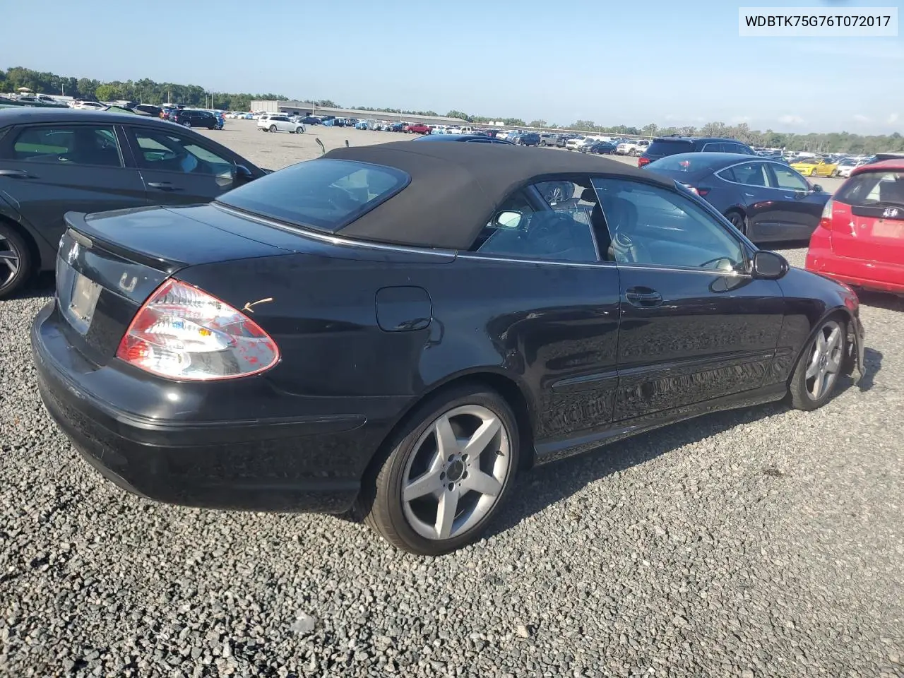 2006 Mercedes-Benz Clk 500 VIN: WDBTK75G76T072017 Lot: 57400266