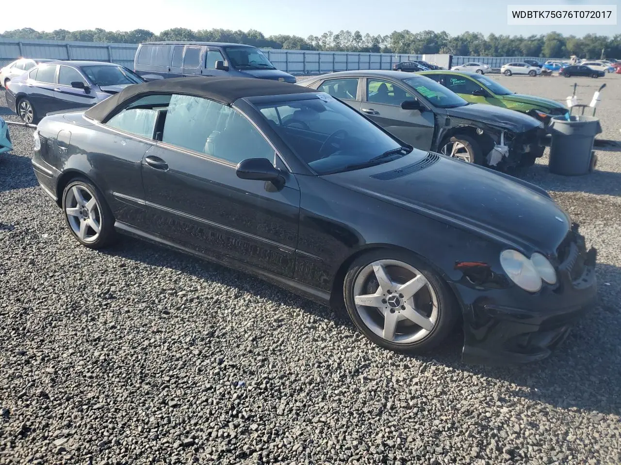 2006 Mercedes-Benz Clk 500 VIN: WDBTK75G76T072017 Lot: 57400266