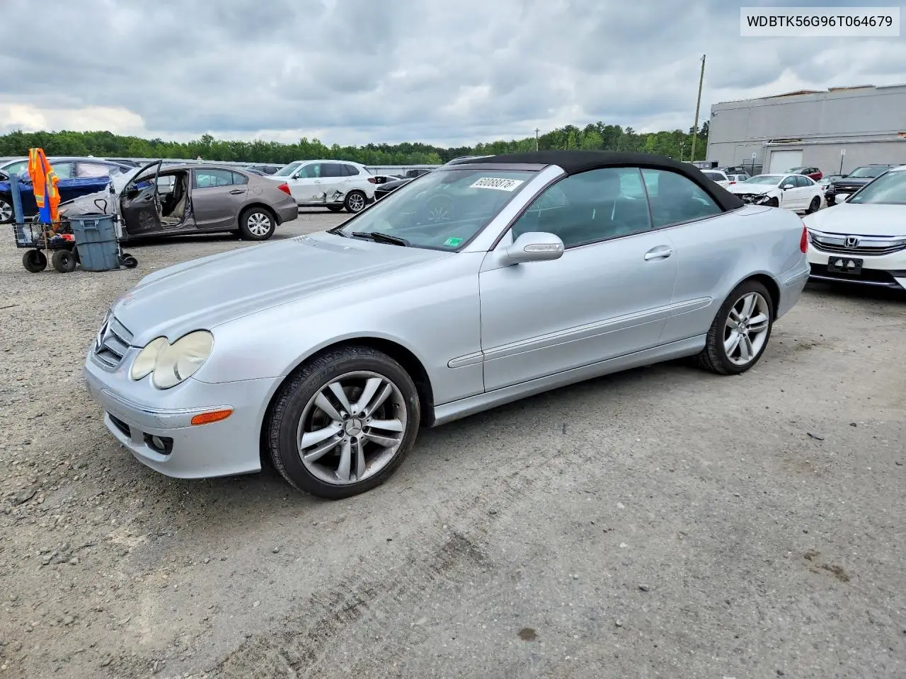 2006 Mercedes-Benz Clk 350 VIN: WDBTK56G96T064679 Lot: 60088876