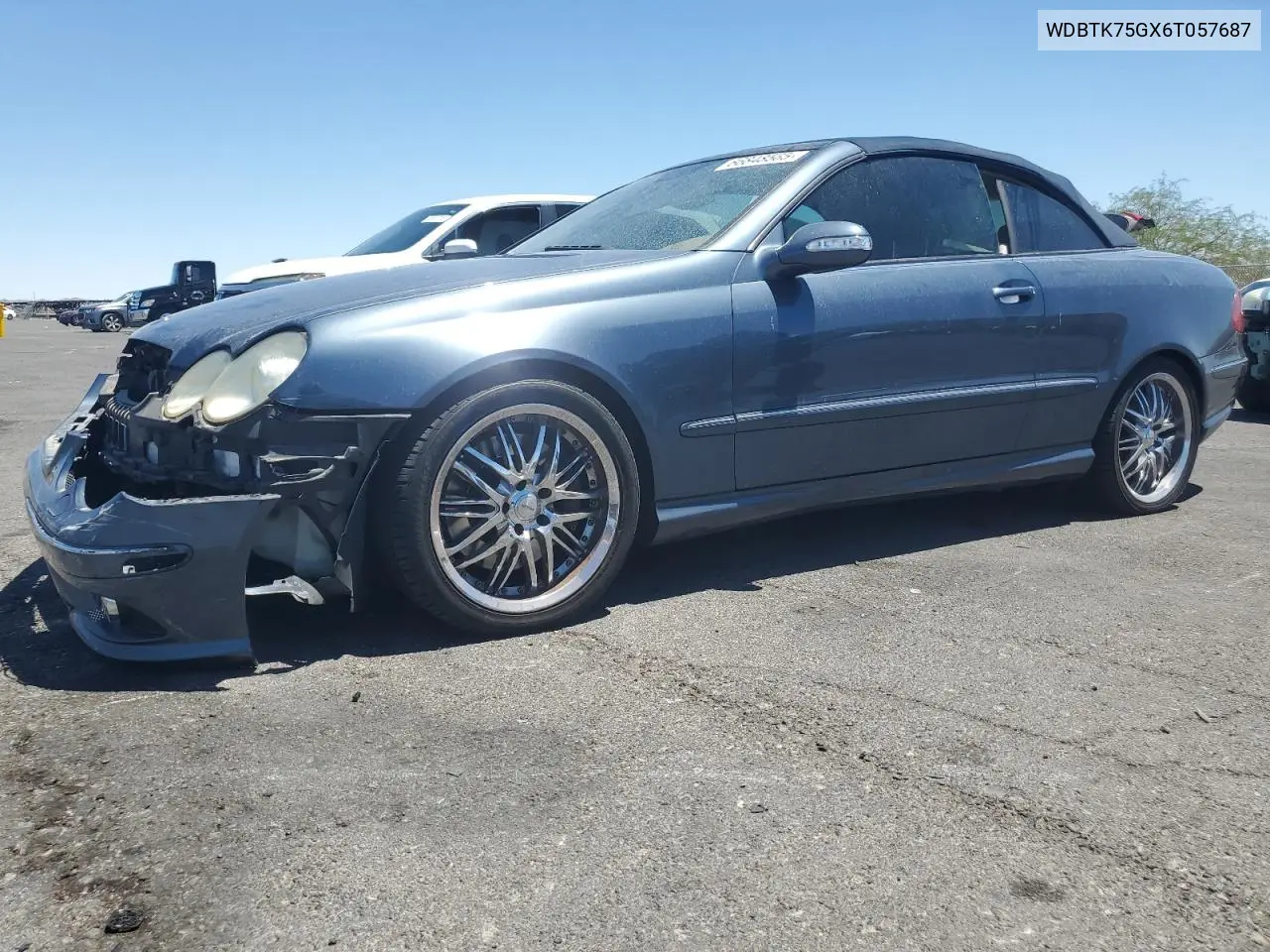 2006 Mercedes-Benz Clk 500 VIN: WDBTK75GX6T057687 Lot: 61709816