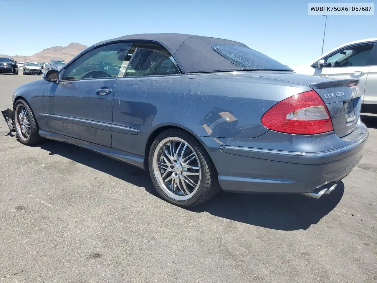 2006 Mercedes-Benz Clk 500 VIN: WDBTK75GX6T057687 Lot: 61709816