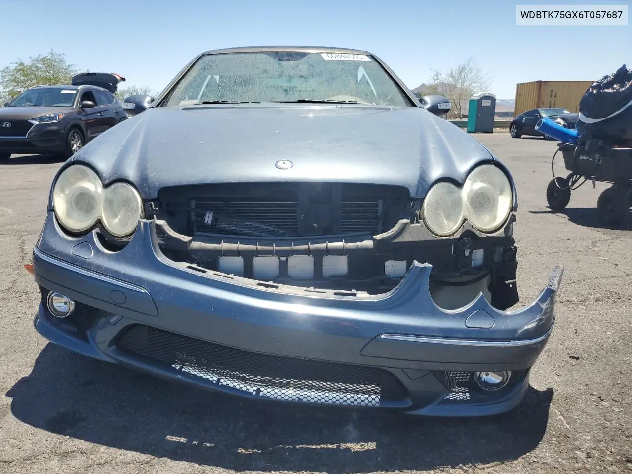 2006 Mercedes-Benz Clk 500 VIN: WDBTK75GX6T057687 Lot: 61709816