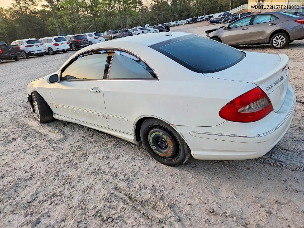 2007 Mercedes-Benz Clk 550 VIN: WDBTJ72H57F218852 Lot: 48096756