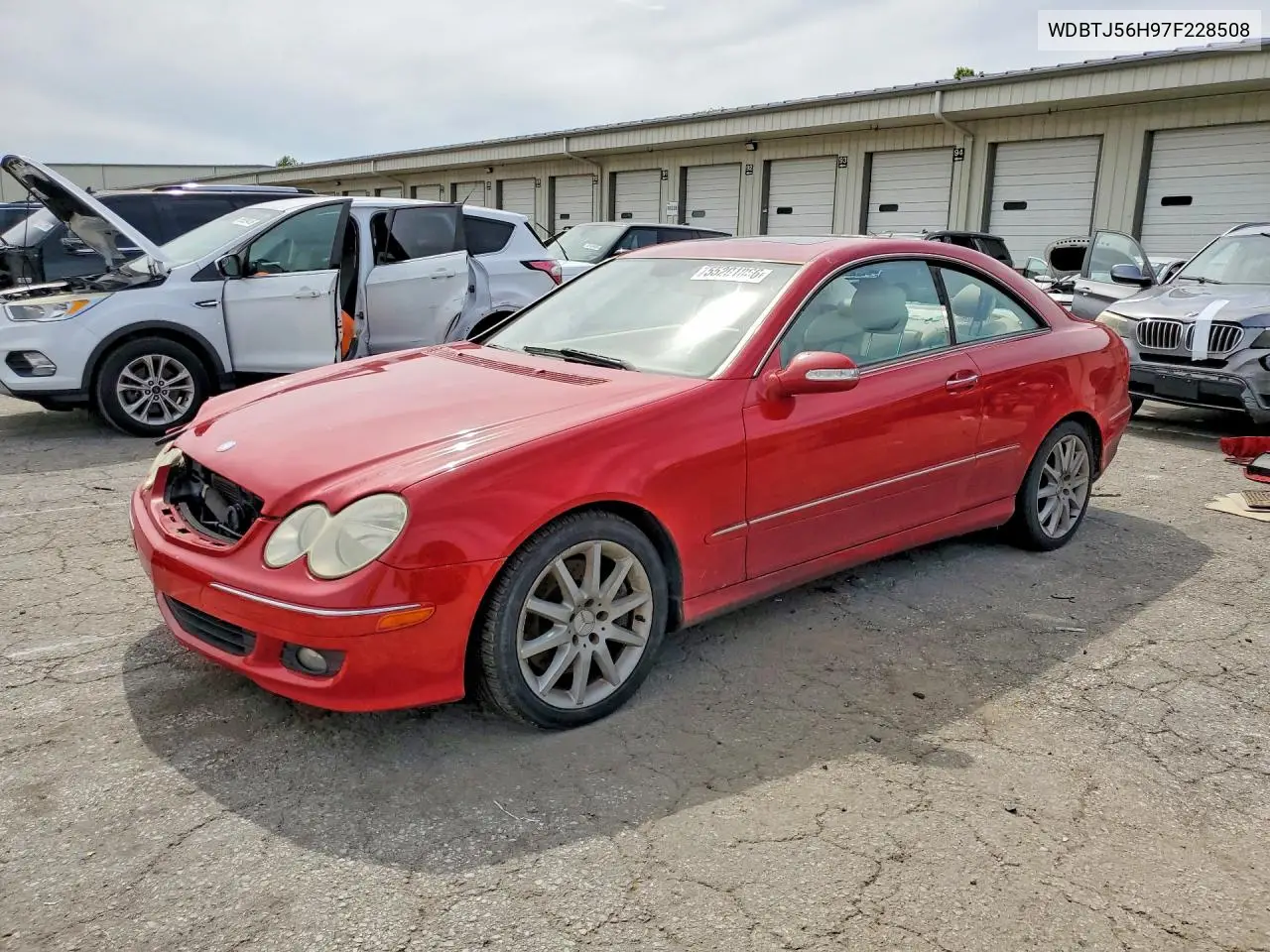 2007 Mercedes-Benz Clk 350 VIN: WDBTJ56H97F228508 Lot: 55201866