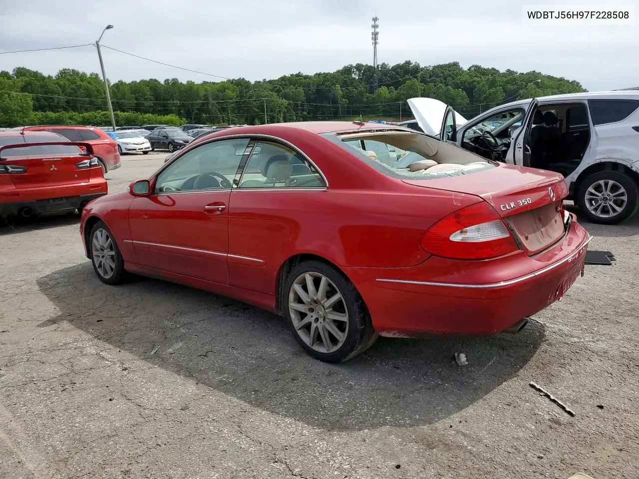 2007 Mercedes-Benz Clk 350 VIN: WDBTJ56H97F228508 Lot: 55201866
