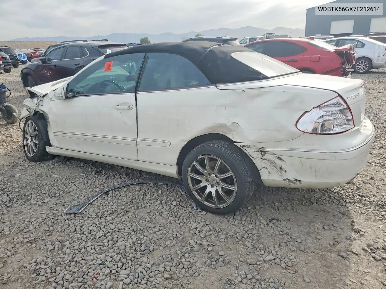 2007 Mercedes-Benz Clk 350 VIN: WDBTK56GX7F212614 Lot: 56254526