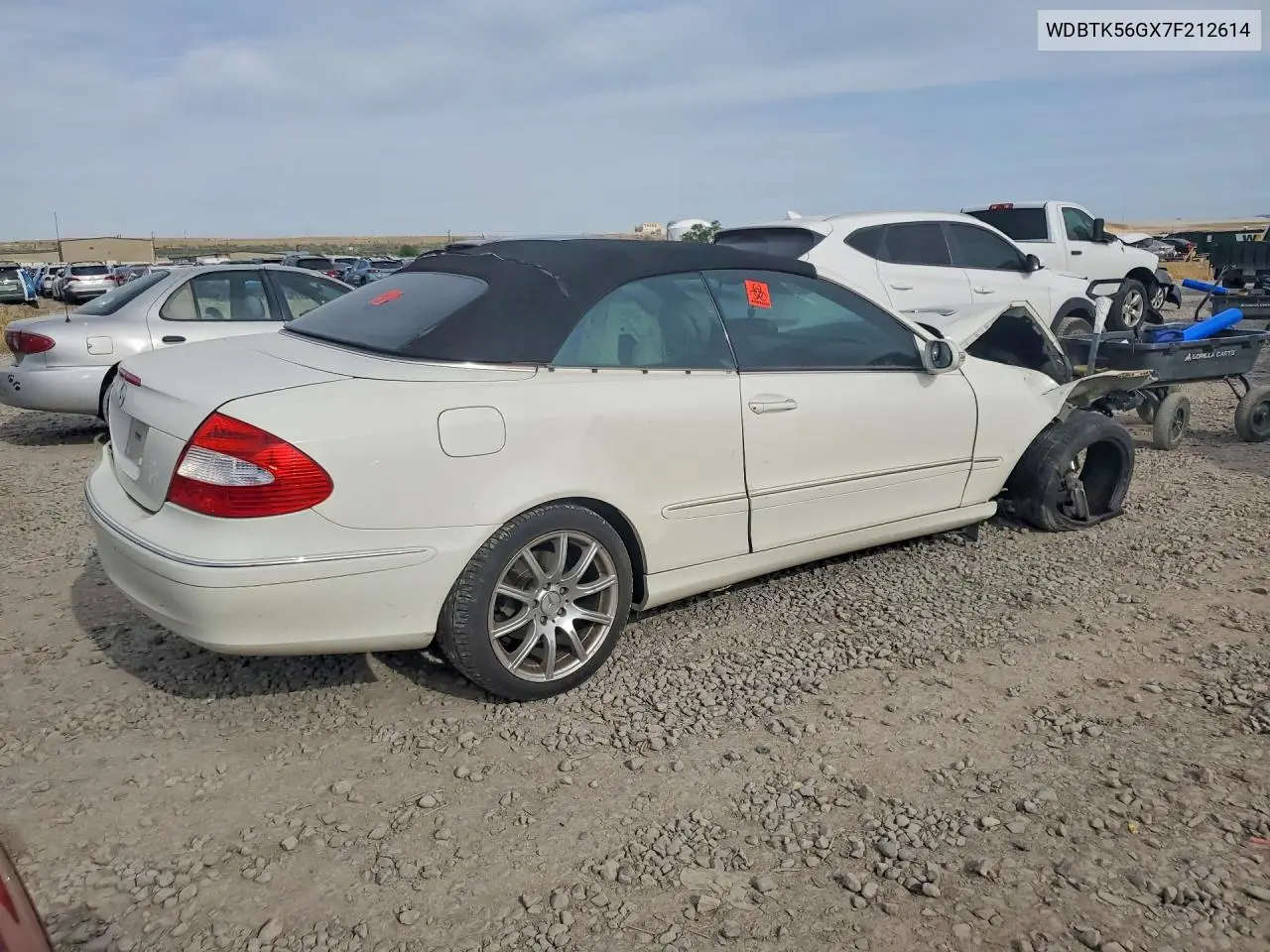2007 Mercedes-Benz Clk 350 VIN: WDBTK56GX7F212614 Lot: 56254526