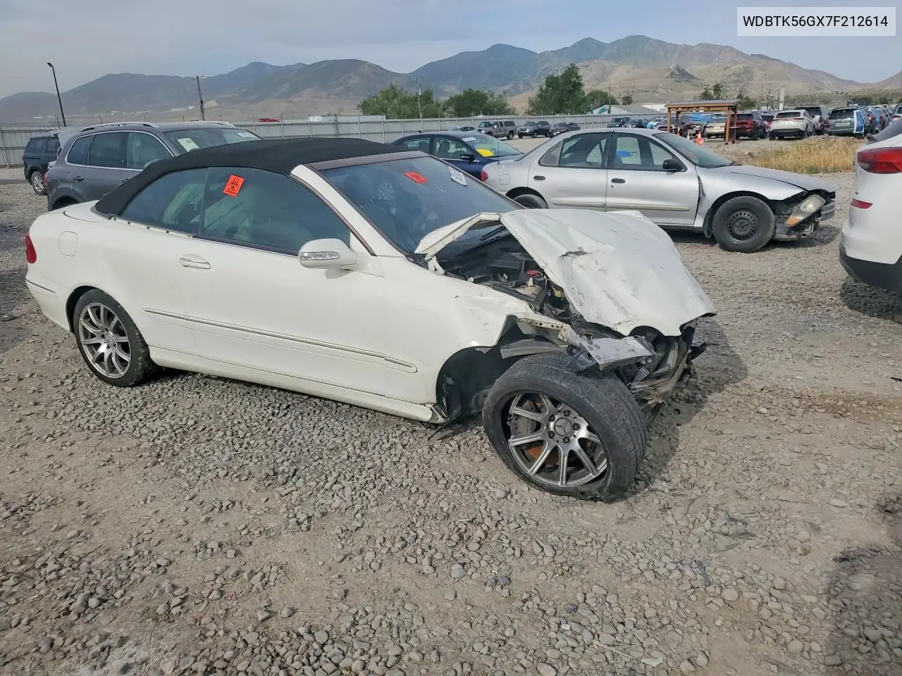 2007 Mercedes-Benz Clk 350 VIN: WDBTK56GX7F212614 Lot: 56254526