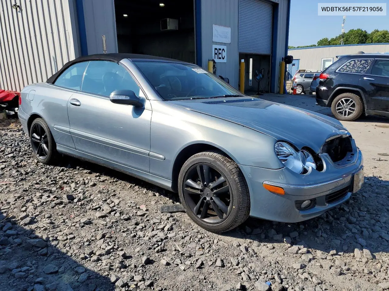 2007 Mercedes-Benz Clk 350 VIN: WDBTK56F57F219056 Lot: 61117016