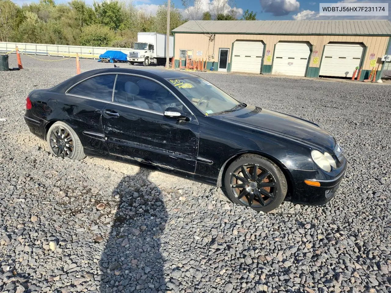 2007 Mercedes-Benz Clk 350 VIN: WDBTJ56HX7F231174 Lot: 82301195
